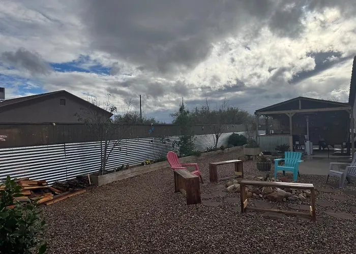 Pretty Traila And To 6 People With Fireplace And Jacuzzi Rio Rico